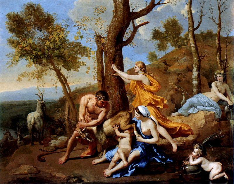 Zeus et amalthee